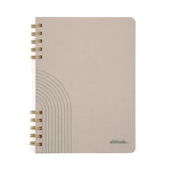 Altitude 160pg Ruled Journal 6.25"x8.5" Split Twin Wire Warm Gray Arch image {9}