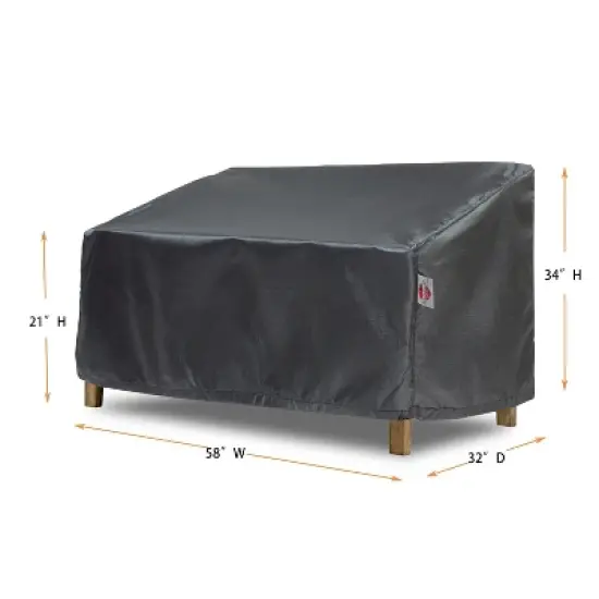 Summerset Shield Loveseat Cover Ultimate Protection for Your Outdoor Furniture Mercury image {1}