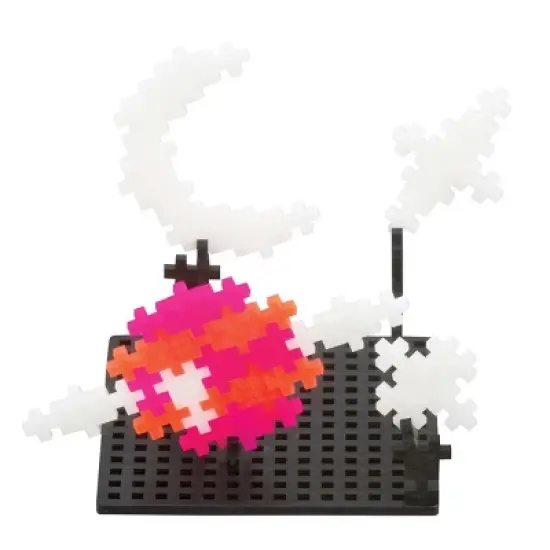 Plus-Plus Learn to Build Glow in the Dark Mix - STEM Building Set - 400 Pieces & Baseplate image {3}