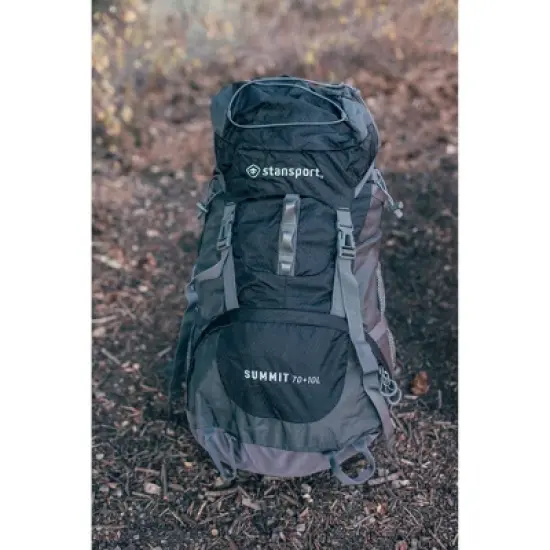 Stansport Adjustable Suspension Internal Frame Hiking and Camping Backpack 70+10L image {12}