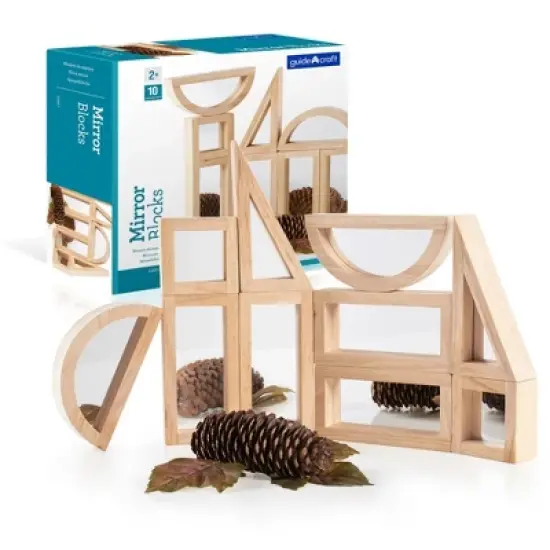 Guidecraft Guidecraft Hardwood Mirror Blocks - 10 Piece Set image {3}
