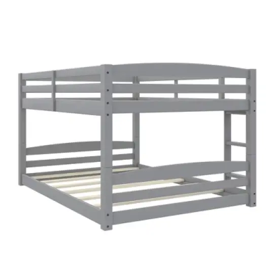 Full Over Full Alaina Floor Wood Bunk Bed - Room & Joy image {13}