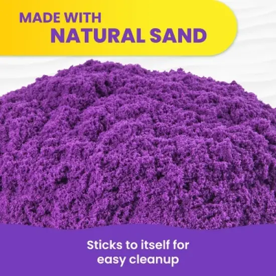 Kinetic Sand Purple 2lb Bag image {3}