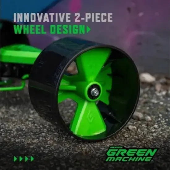 Huffy 16" Green Machine Drift Trike - Adjustable Seat Age 5+ - Green image {12}