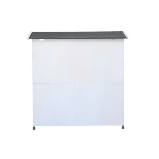 VASIP Rabbit Hutch Outdoor,2-Story Rabbit Cage with Run and 2 Removable,No-Leak Trays, Non-Slip Ramp, Waterproof Roof,for Small Animal Cage image {2}