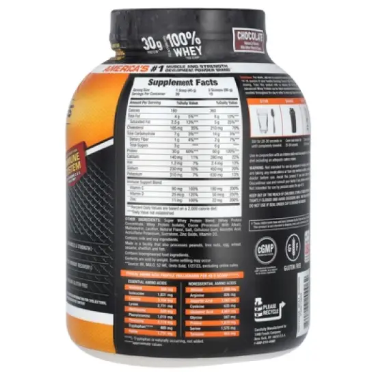 Body Fortress Super Advanced Whey Protein, Chocolate, 3.9 lb (1,769 g) image {1}