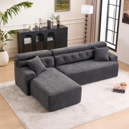 Whisen 86" Modular Convertible Sectional with 2 Pillows image {15}