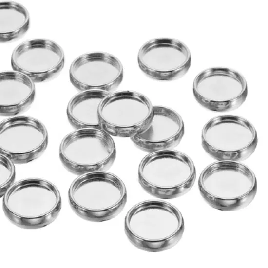 Unique Bargains Plastic DIY Notebook Planner Round Binder Rings 22 Pcs image {3}