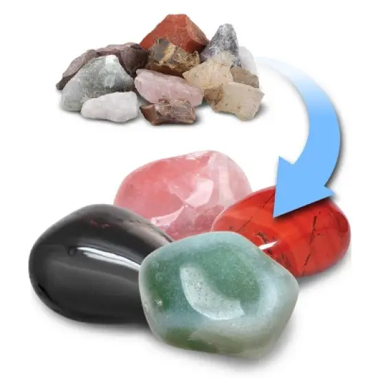 Discovery #Mindblown 18pc Rock Tumbler Motorized Stone Polishing Kit image {2}