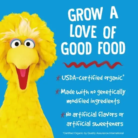 Earth's Best Organic Apple Toddler Snack Bars Sesame Street Sunny Days - 7ct image {3}