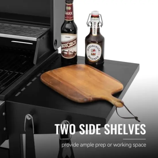 RoyalGourmet 3-Burner BBQ Liquid Propane Gas Grill GH3001HTG Black image {7}