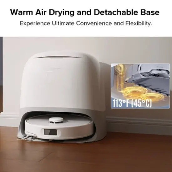 Roborock Qrevo Curv 5A1 Robot Vacuum and Mop with Zero-Tangling Design, FlexiArm Tech & Hands-Free Dock, Auto Mop Lifting, Pet Friendly image {8}