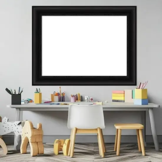 Amanti Art Parlor Black Framed Magnetic Dry Erase Board image {6}