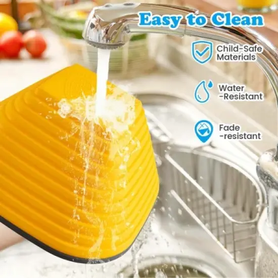 Costway 6 Pcs Kids Stepping Stone Square Balance Blocks for Indoor/Outdoor Exercise image {3}