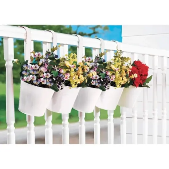 BrylaneHome Hanging Planters, Set Of 5 image {4}