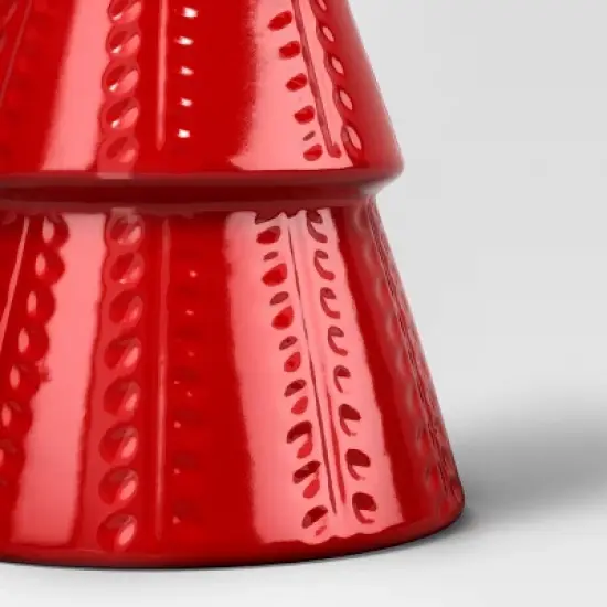 10" Ceramic Tree Shaped Christmas Decor - Wondershop&trade; image {2}