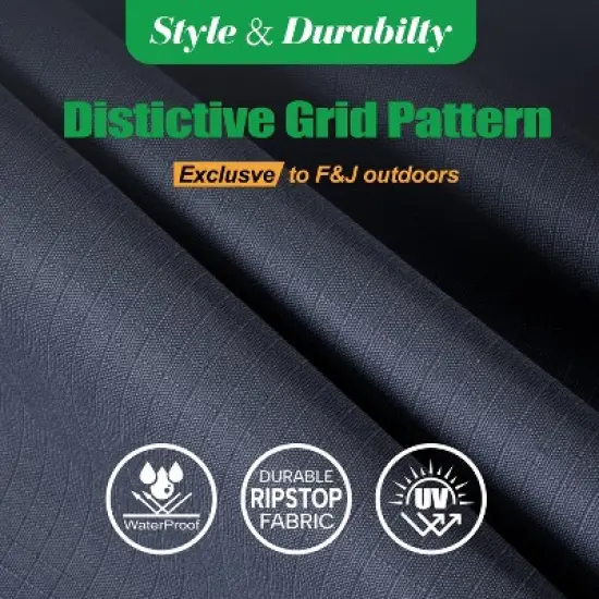 2025 Edition Waterproof Outdoor Patio L Shape Sofa Cover - Grey image {2}