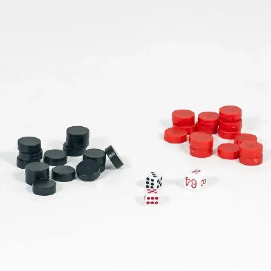 WE Games Foldable Magnetic Travel Backgammon Set - 8 in. image {1}