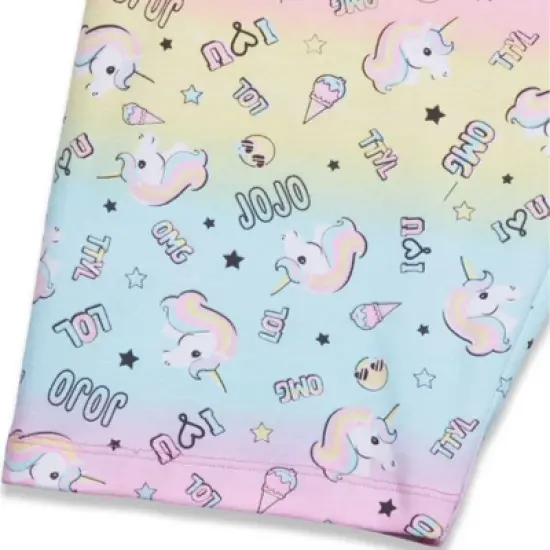 JoJo Siwa Girls Graphic T-Shirt and Bike Shorts Outfit Set Toddler to Big Kid image {6}