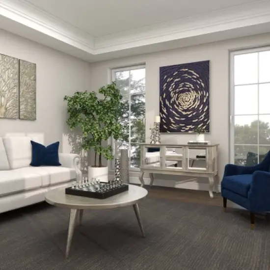 Glam Mirrored Sideboard Silver - Olivia & May image {33}