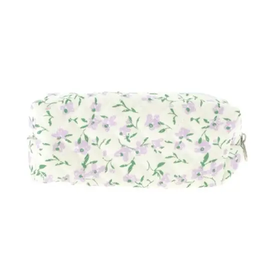 Unique Bargains Small Floral Print Makeup Bag 1 Pc image {5}