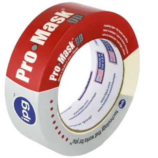 IPG Pro-Mask 1.41 in. W X 60 yd L Beige Masking Tape image {1}