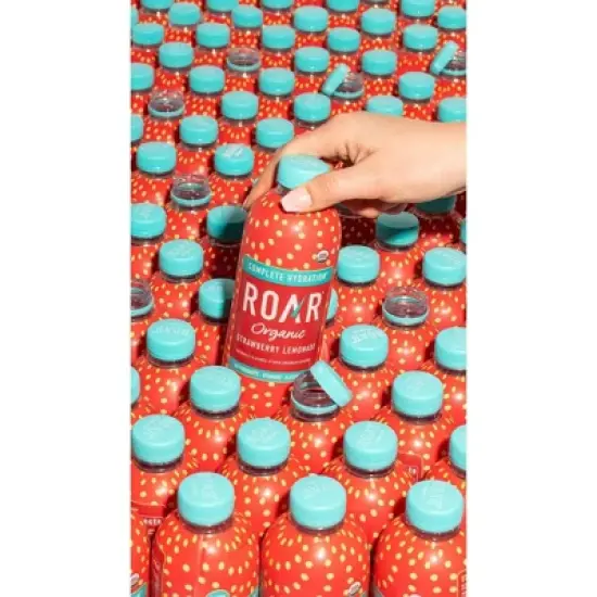 Roar Organic Strawberry Lemonade Enhanced Juice Drink - 18 fl oz Bottle image {4}