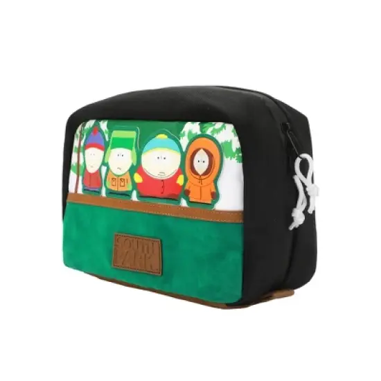 South Park Main Characters 10" Green Toiletry Bag image {2}