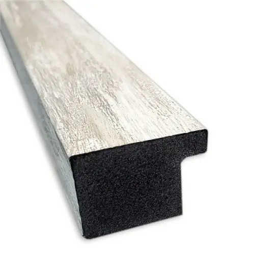 Amanti Art Crackled Metallic Narrow Framed Corkboard, Natural Cork image {2}