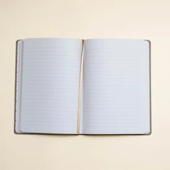 Sweet Water Decor Dream Strong Beautiful Brave Courageous, Tan and Gold Fabric Journal image {4}