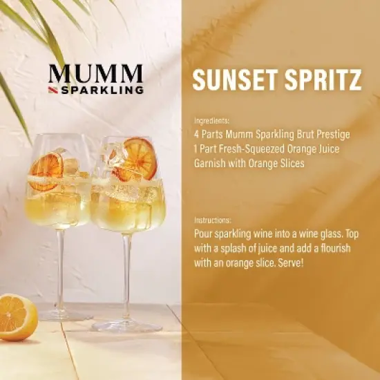 Mumm Sparkling Wine Brut Prestige - 750ml Bottle image {3}