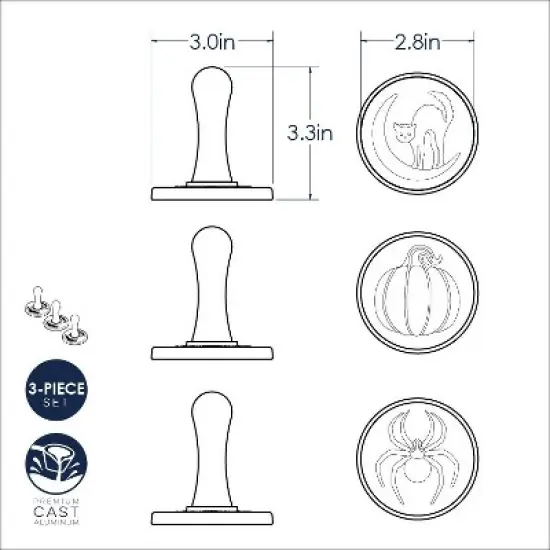 Nordic Ware Halloween Cookie Stamps image {4}