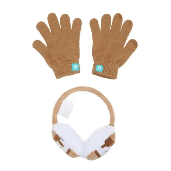 Squishmallows S'More Youth Plush Ear Muffs and Gloves Set image {1}