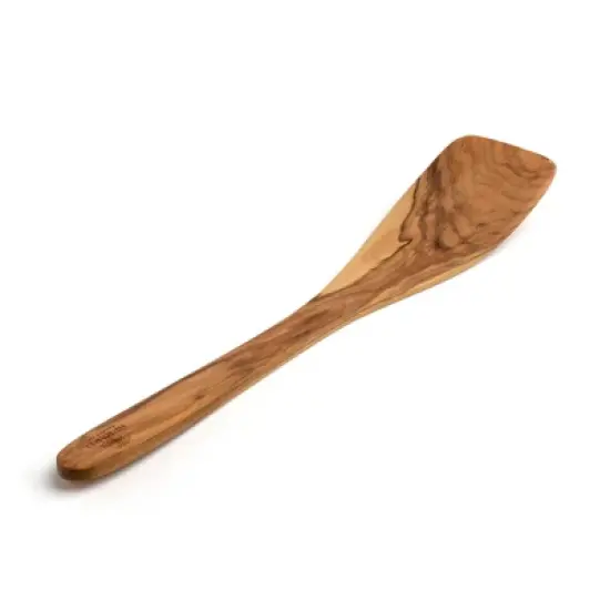 Berard Handcrafted Olive Wood 12 Inch Curved Spatula image {6}