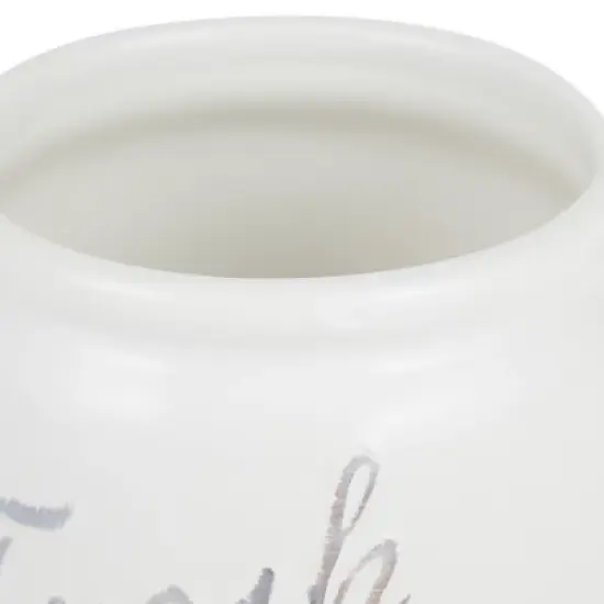 Design Imports Dark Green Ceramic Jar Canister Set/3 image {7}