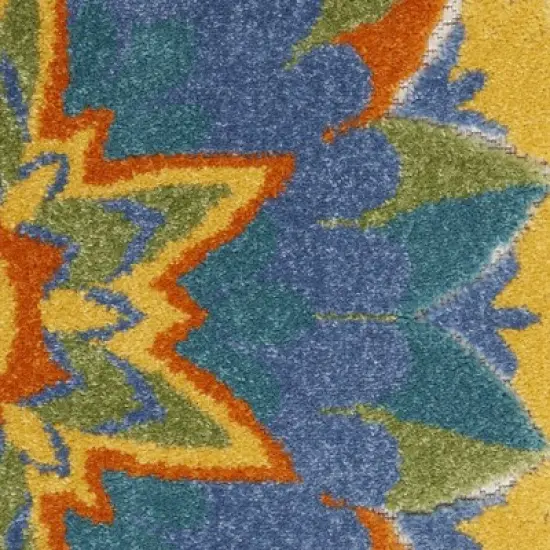 Nourison Aloha Transitional Floral Outdoor Area Rug image {2}