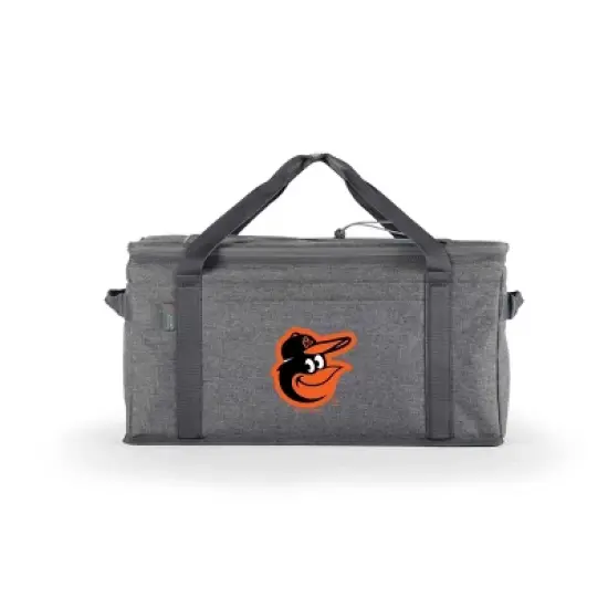 MLB Baltimore Orioles 64 Can Collapsible Cooler - Heathered Gray image {5}