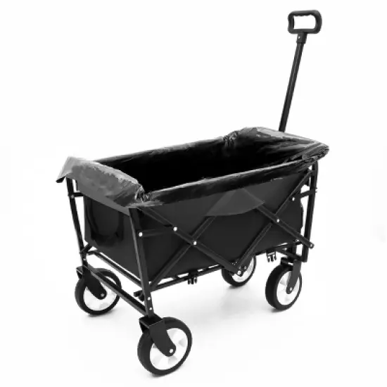 YONWAY Multi-use Wagon,Collapsible Foldable Wagon Cart Beach Wagon for for Camping 3pcs Plastic Liner Bag/Cover image {8}