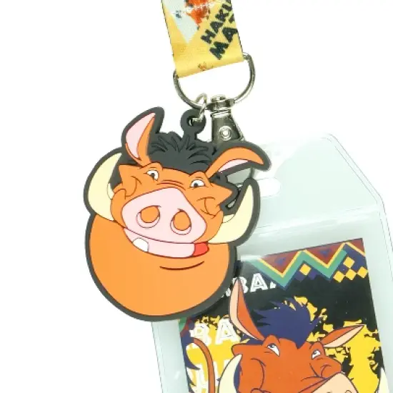 Disney The Lion King Hakuna Matata  Breakaway Lanyard ID Badge Holder image {2}