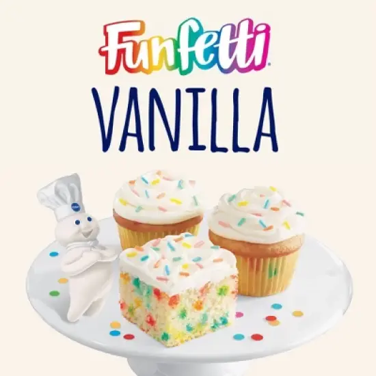 Pillsbury Funfetti Vanilla Flavored Frosting - 15.6oz image {7}