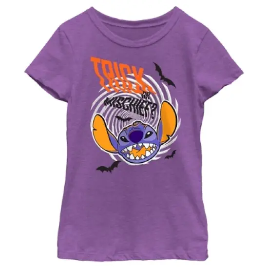 Girl's Lilo & Stitch Trick or Mischief T-Shirt image {3}