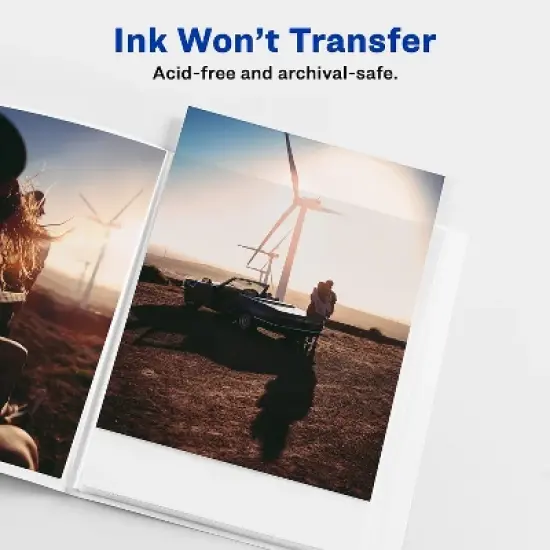 Avery Presentation Book 12 Pockets 8-1/2"x11" White 47671 image {6}