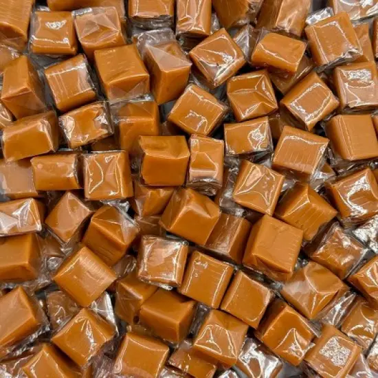 Caramel Cubes Candy | 2 Pound Pack | Classic Creamy Squares image {1}