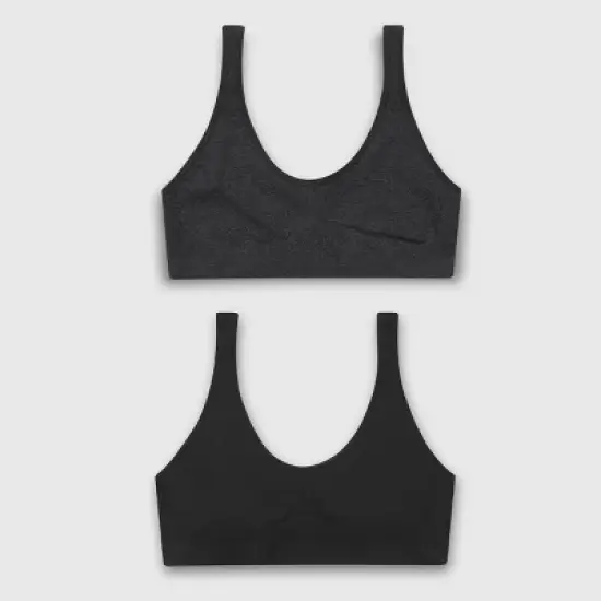 Hanes Girls' 2pk Pullover Bra image {3}