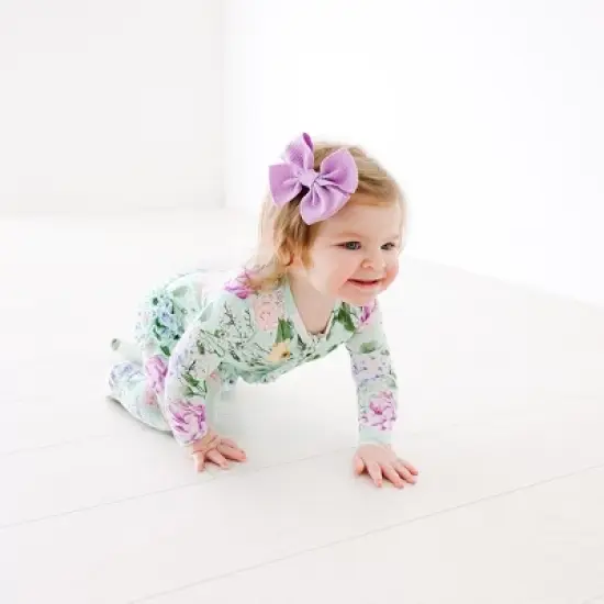 Infant Erin Footie Ruffled Zippered One Piece - Posh Peanut image {5}