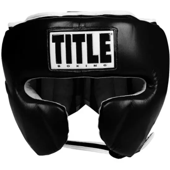 Title Boxing Leather Training Sparring Headgear image {1}