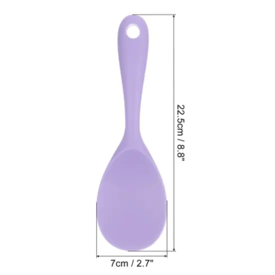Unique Bargains Non-Stick Heat Resistant Silicone Rice Paddle 2 Pcs image {1}