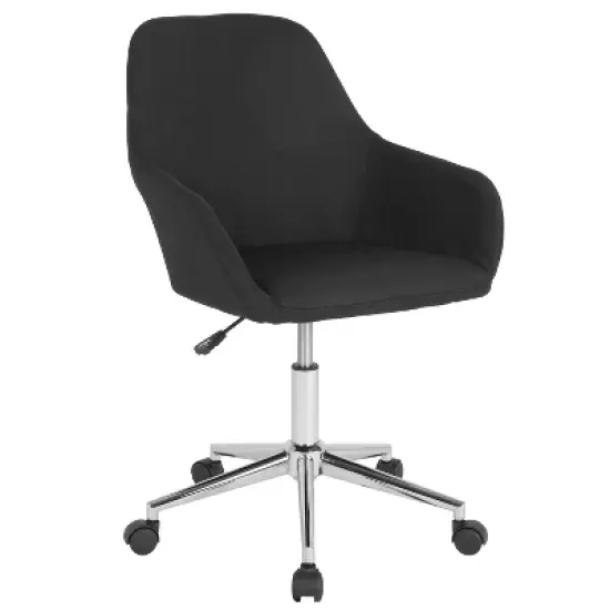 Merrick Lane Home Office Bucket Style Chair with 360 Degree Rotating Swivel image {16}