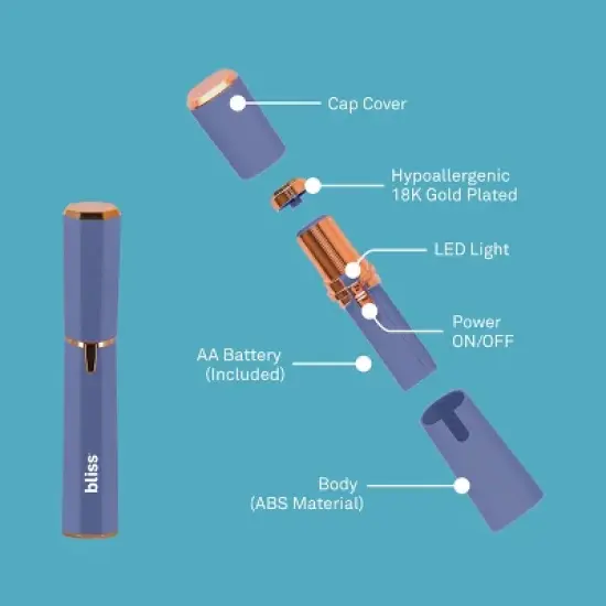 bliss Eyebrow Hair Remover - Lavender image {2}