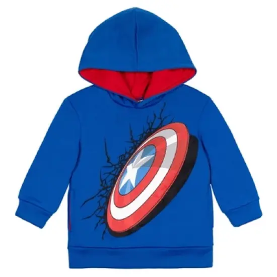 Marvel Avengers,Spider-Man Hulk Fleece Pullover Hoodie Toddler image {11}